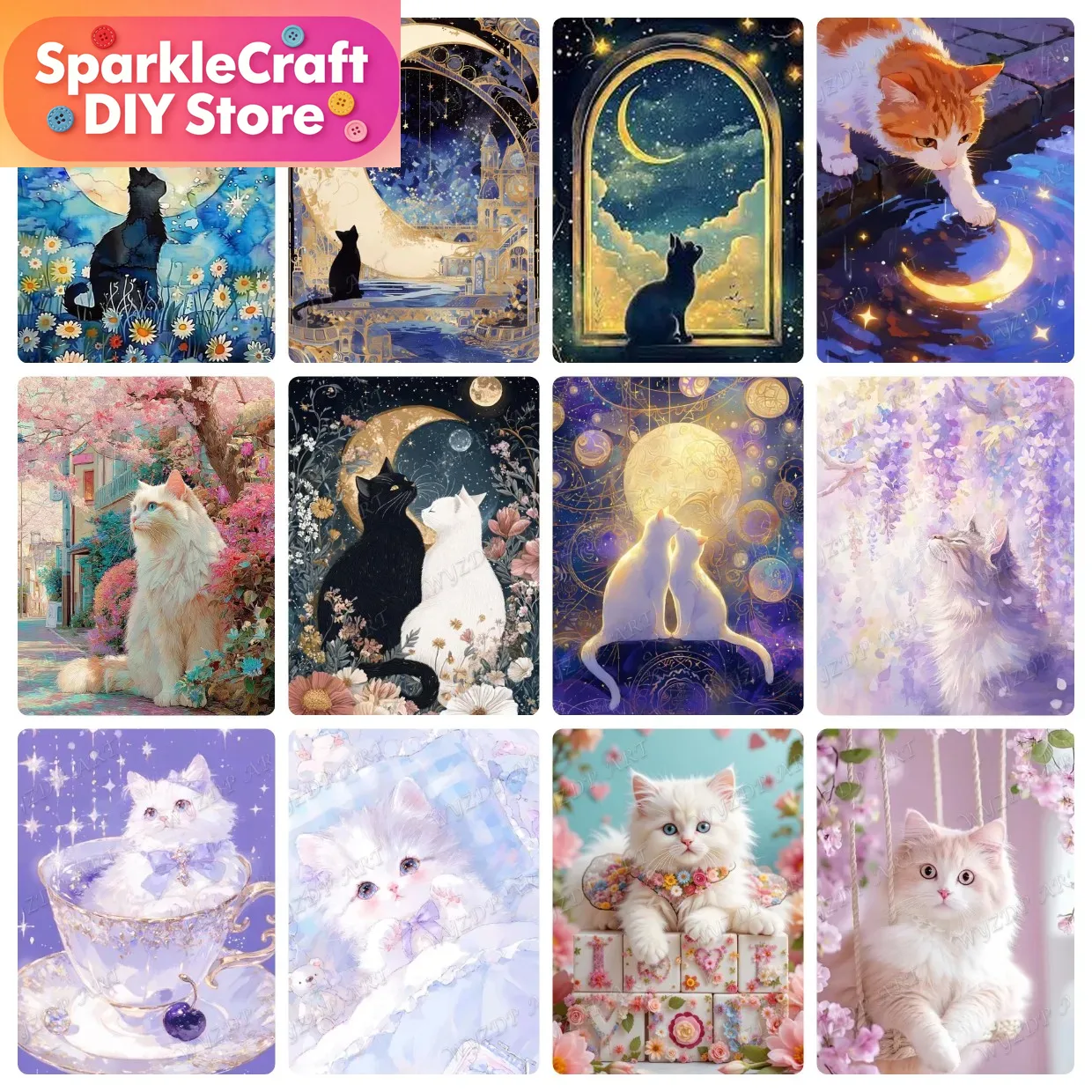 Resin Art For Beginners - Kit Lukisan Berlian 5D DIY Motif