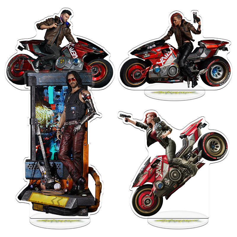 Resin Art Anime - Cyberpunk 2077 V Game Merchandise Stand