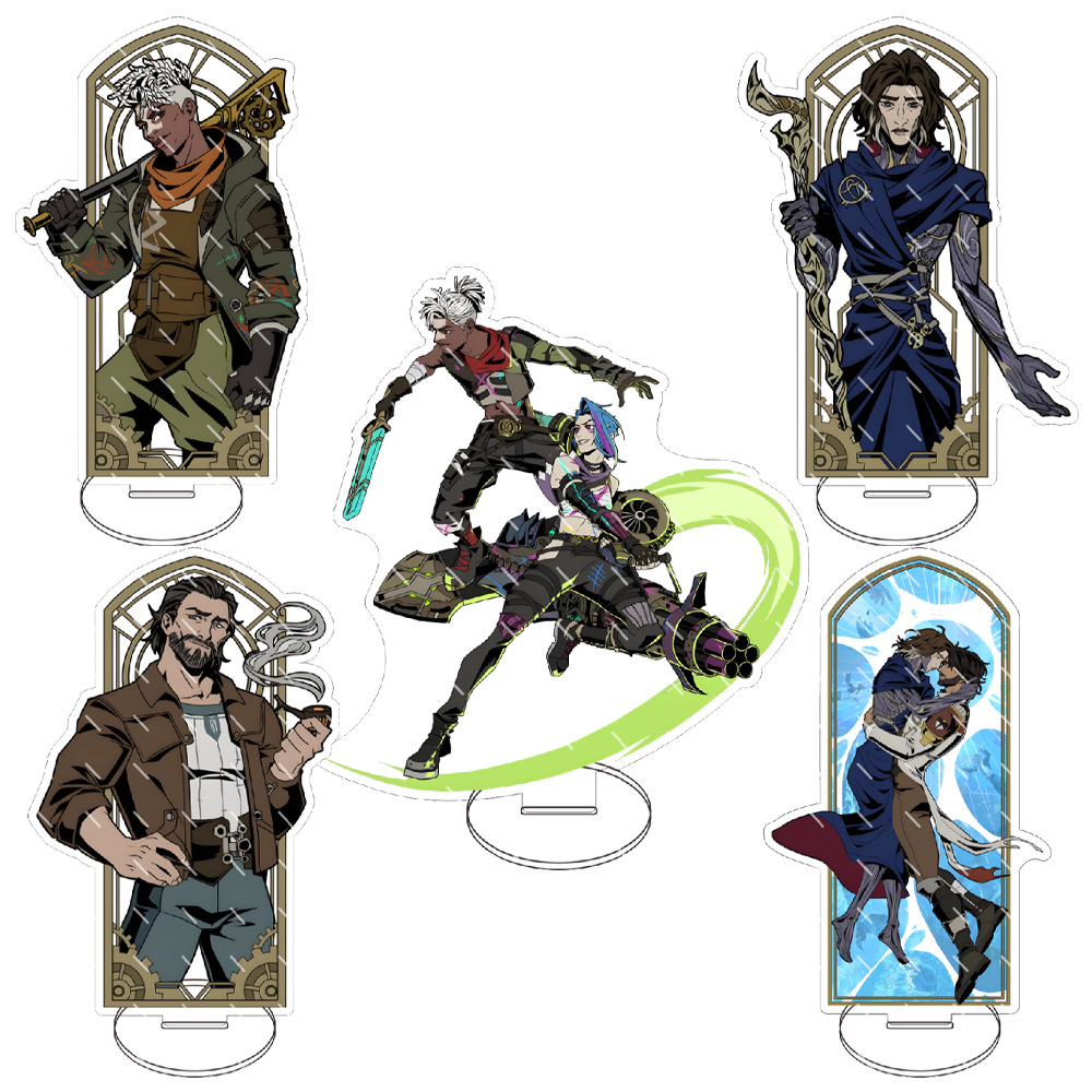 Resin Art Anime - Arcane: League of Legends Model Stand