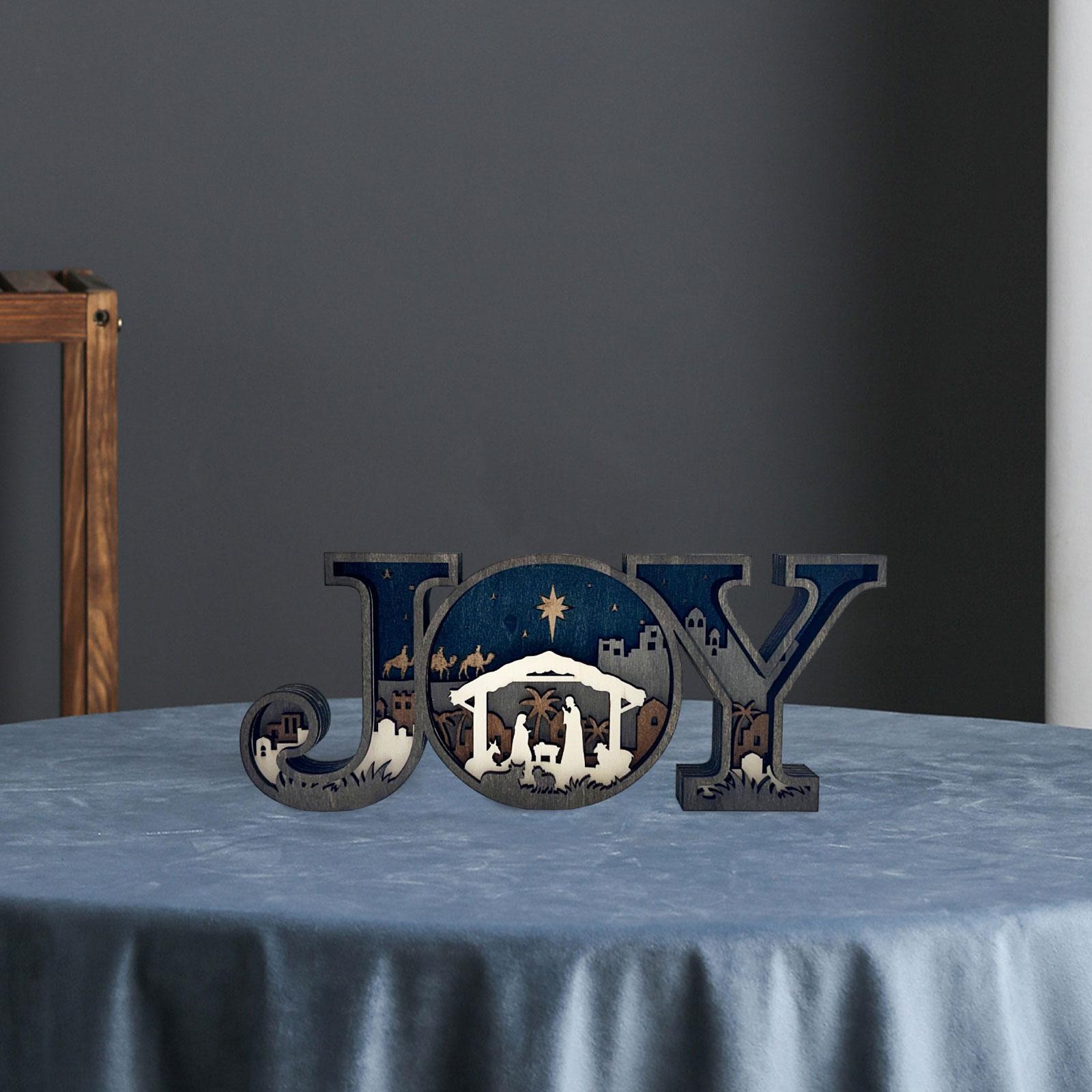 Resin Art Table Top - Ornamen Meja Patung Natal Seni Kerajinan