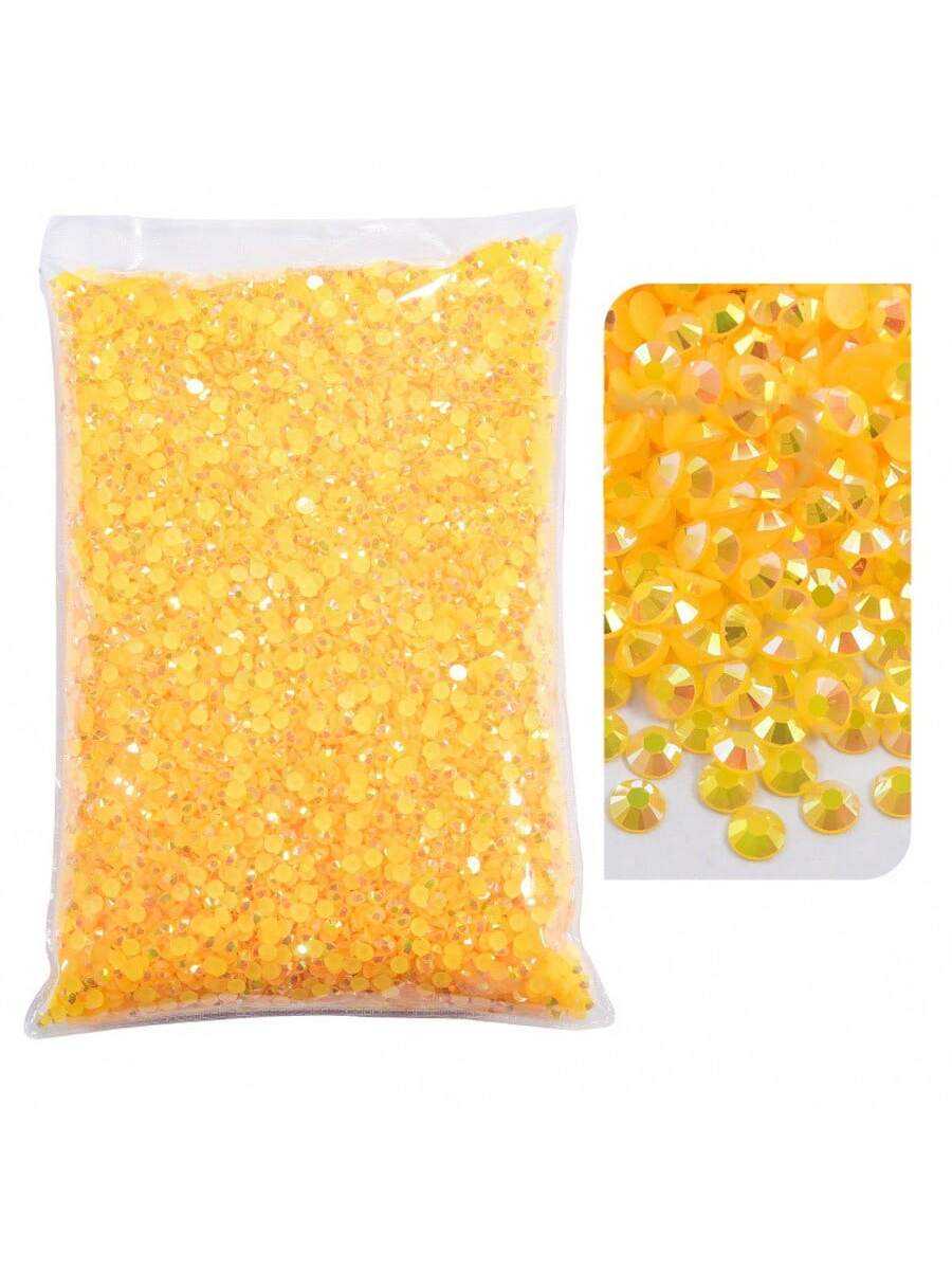 Resin Art Quantity - Rhinestone Resin Flatback Warna Pink, Non