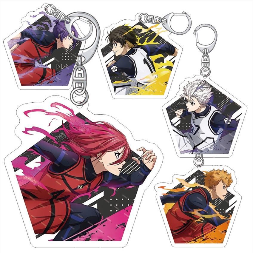 Resin Art Anime - Gantungan Kunci Akrilik Anime Blue Lock,