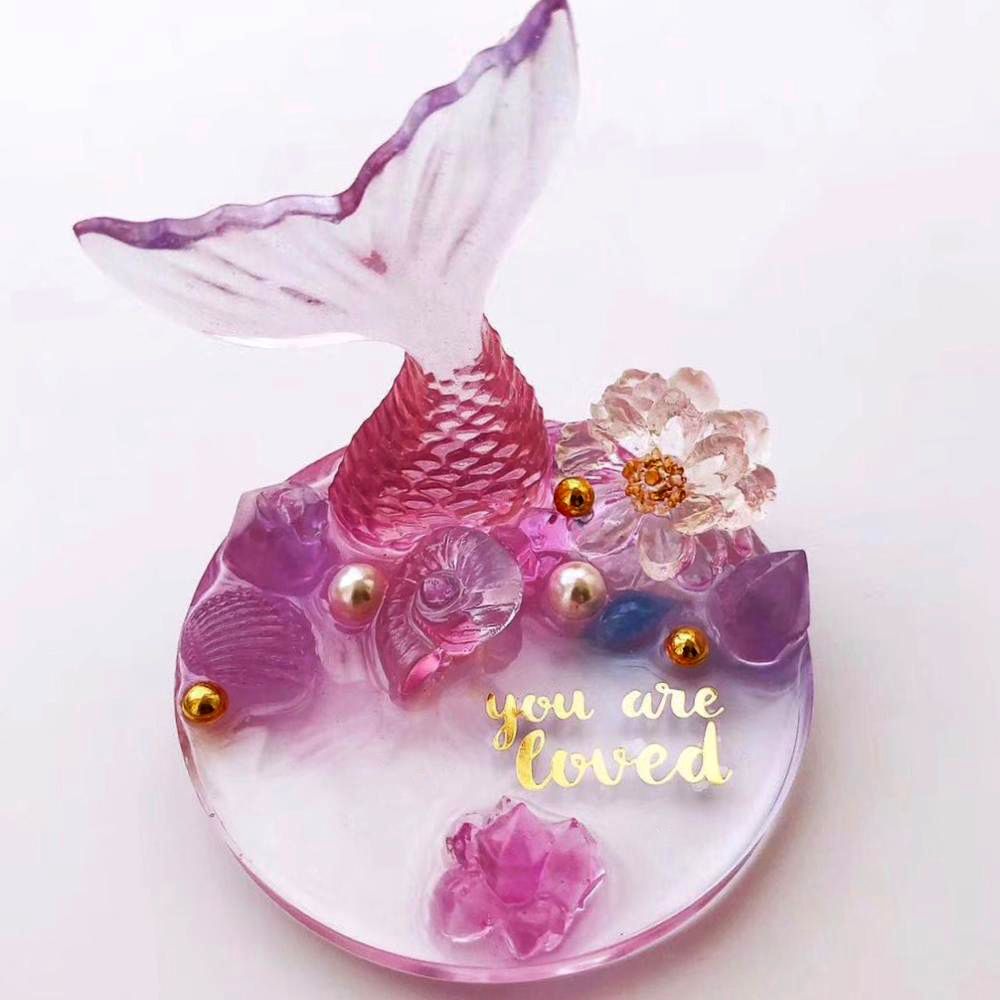 Resin Art Coasters - DIY Kerajinan Cairan Silikon Cangkir Seni