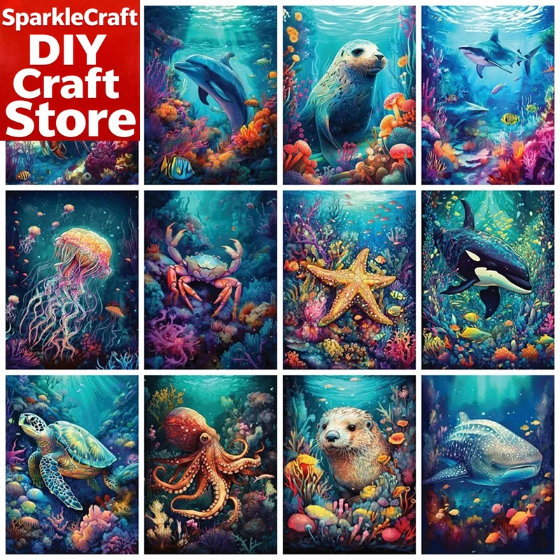 Resin Art For Beginners - 1 Buah Kit Lukisan Berlian Bulat