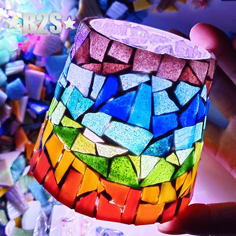 Resin Art Coasters - 100G Ubin Mosaik Kaca Patri Mosaik