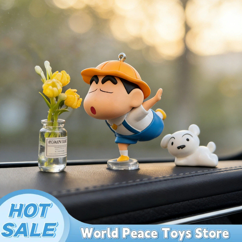 Resin Art Anime - Crayon Shin-Chan Ornamen Dasbor Mobil Dekorasi