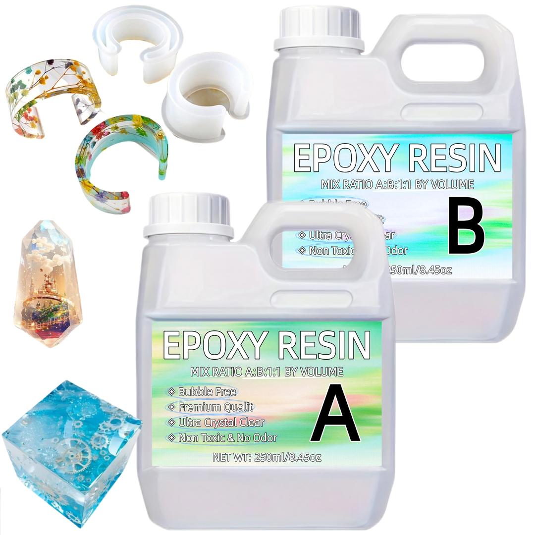 Resin Art Table Top - Kit Resin Epoxy Transparan 16.9oz untuk
