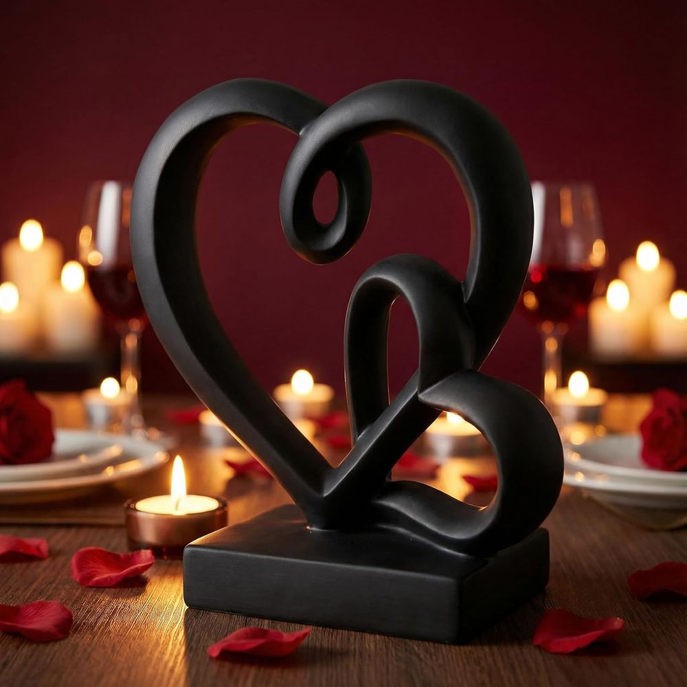Resin Art Gift For Anniversary - Hadiah Ulang Tahun Pernikahan - Patung