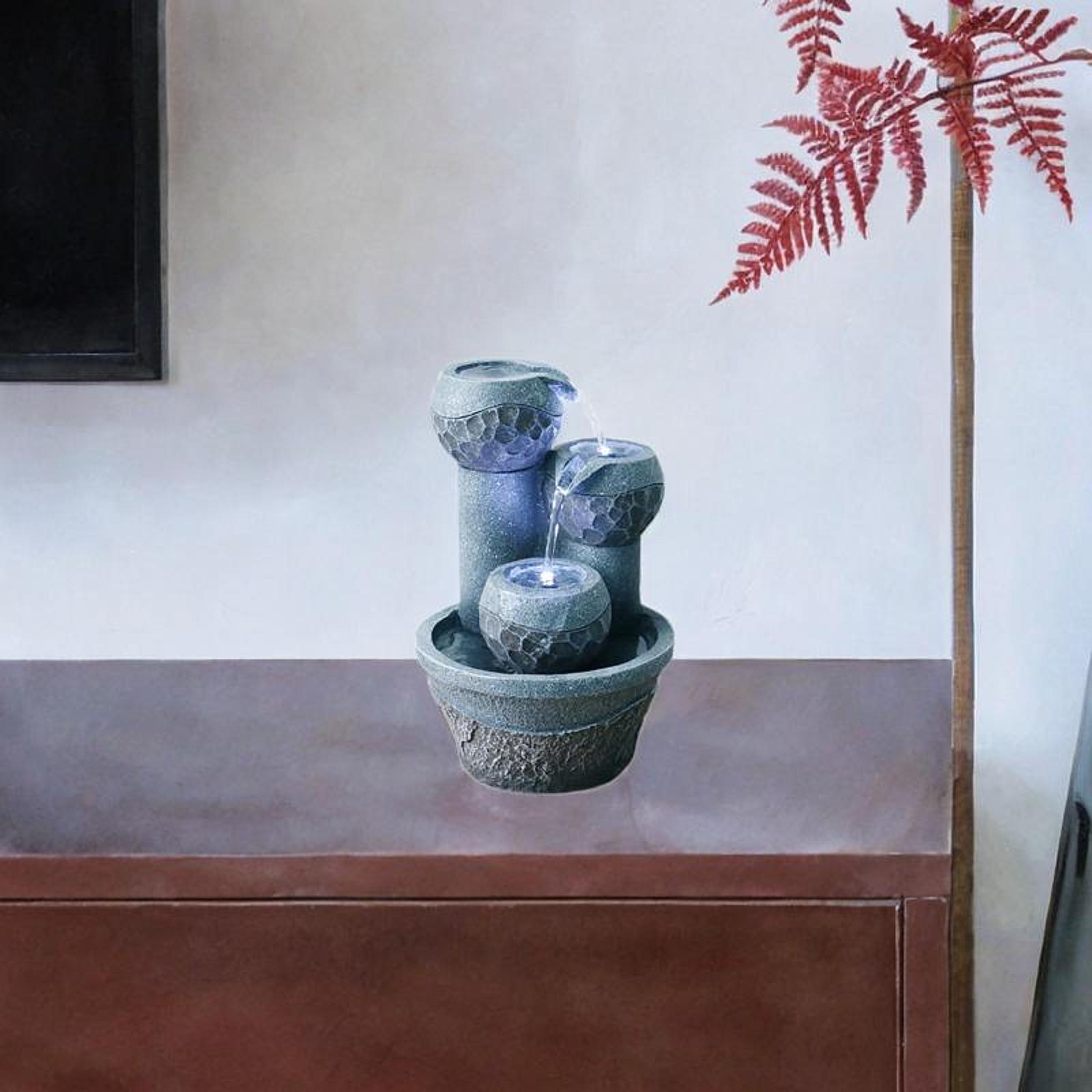 Resin Art Table Top - Air Mancur Meja Kecil untuk Interior,