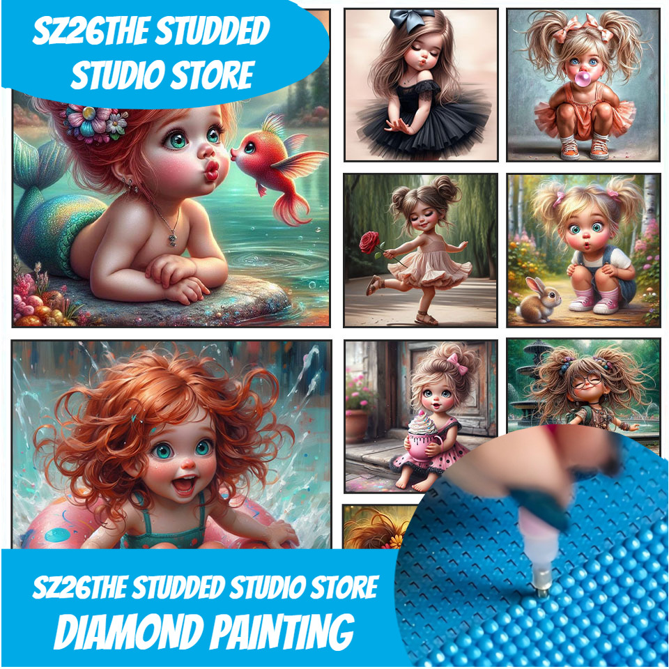 Sz26The Studded 5D DIY Diamond - Resin Art For Beginners ulasan dan harga