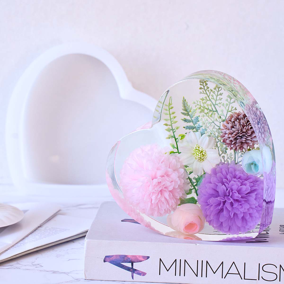 Cetakan Silikon Hati Besar DIY - Resin Art Heart ulasan dan harga