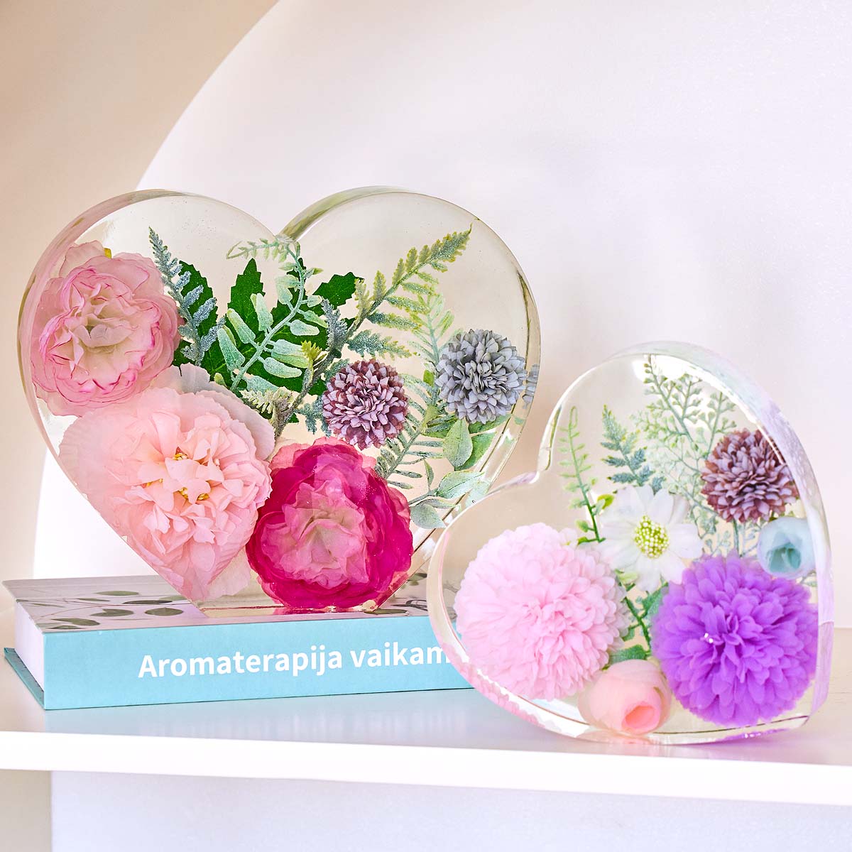 Cetakan Silikon Hati Besar DIY - Resin Art Heart ulasan dan harga