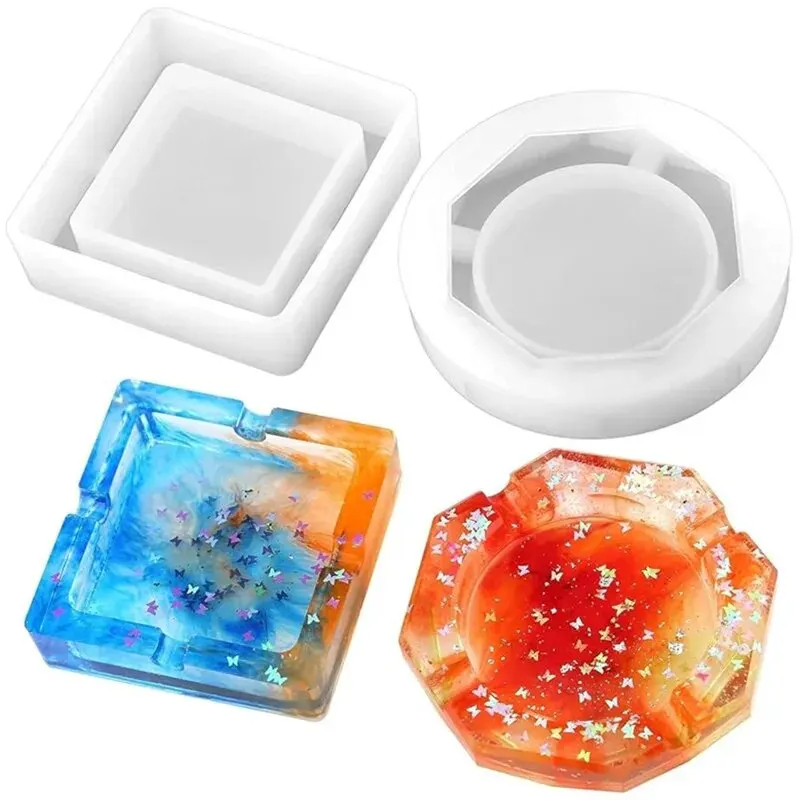 Cetakan Silikon Asbak Cetakan  - Resin Art Heart ulasan dan harga