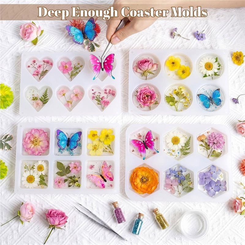 Cetakan Resin FYBL 4 Inci Bula - Resin Art Coasters ulasan dan harga