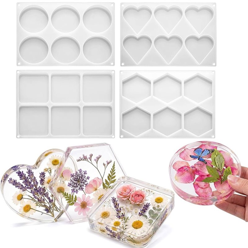 Cetakan Resin FYBL 4 Inci Bula - Resin Art Coasters ulasan dan harga