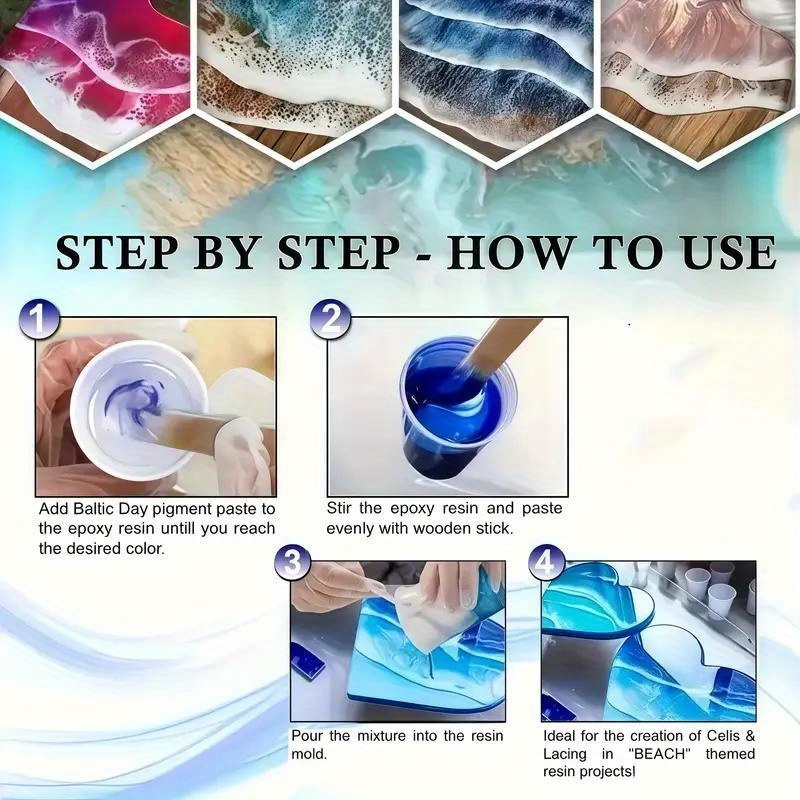 24 Warna/8 Warna 5 Gram 0. 18  - Resin Art Coasters ulasan dan harga
