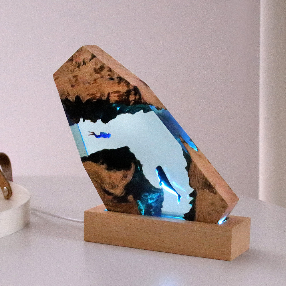 Dekorasi Meja Rumah Penyelam P - Resin Art Gift For Anniversary ulasan dan harga