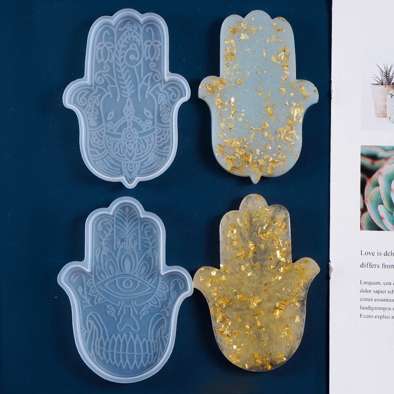 1 Buah DIY Coaster Hand Of Fat - Resin Art Coasters ulasan dan harga