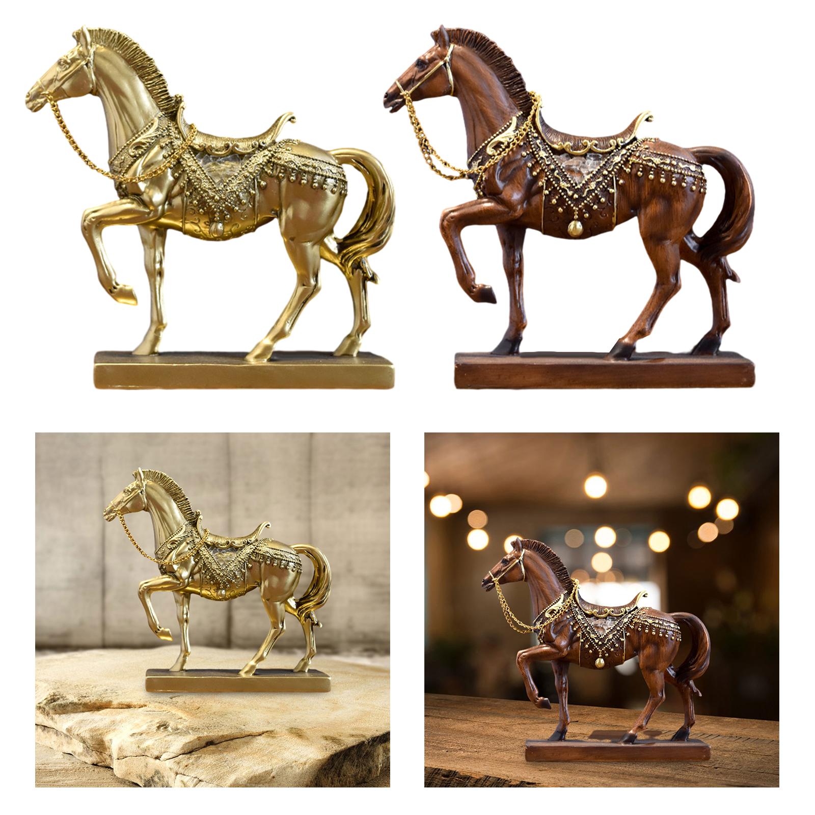 Patung kuda patung kuda dekora - Resin Art Table Top ulasan dan harga