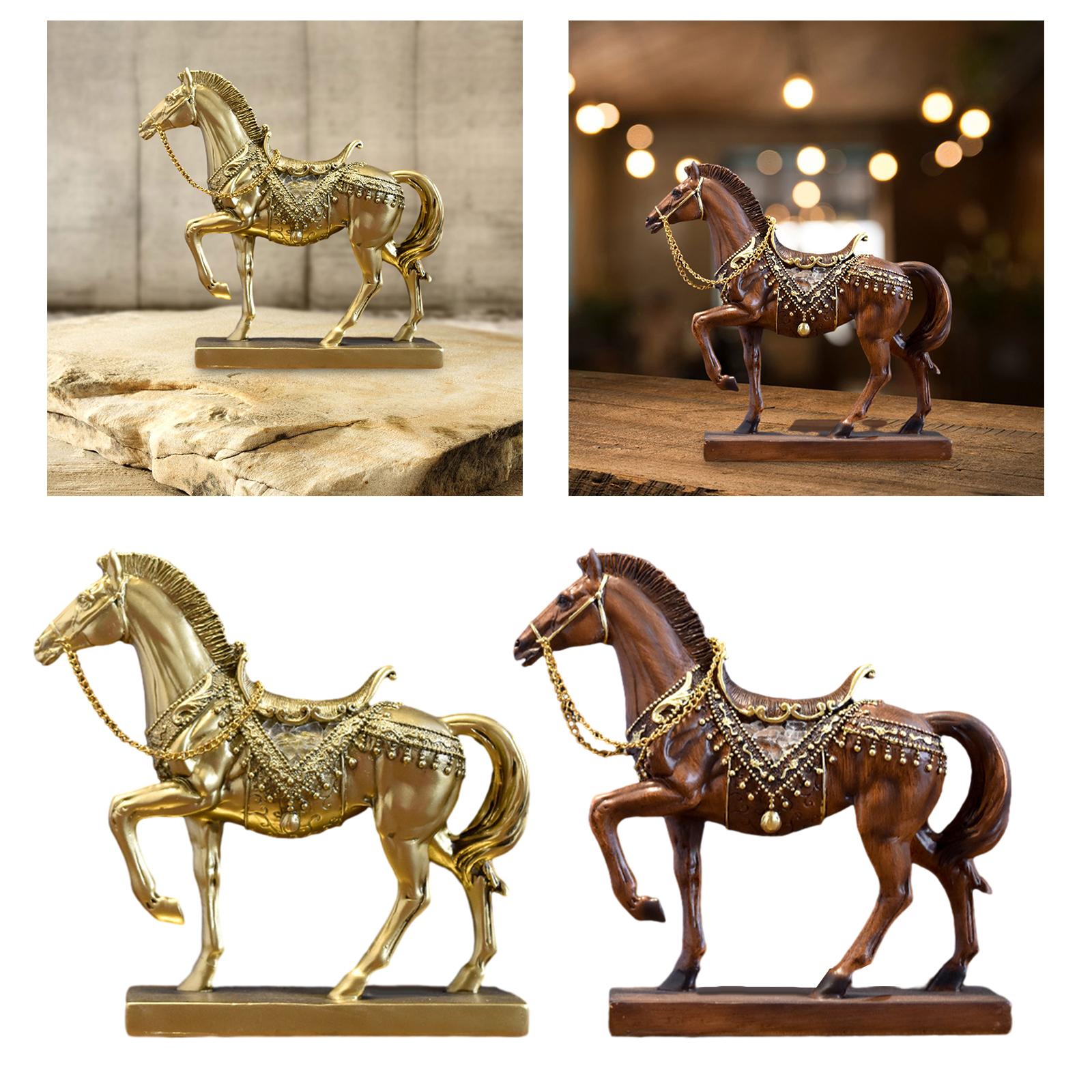 Patung kuda patung kuda dekora - Resin Art Table Top ulasan dan harga