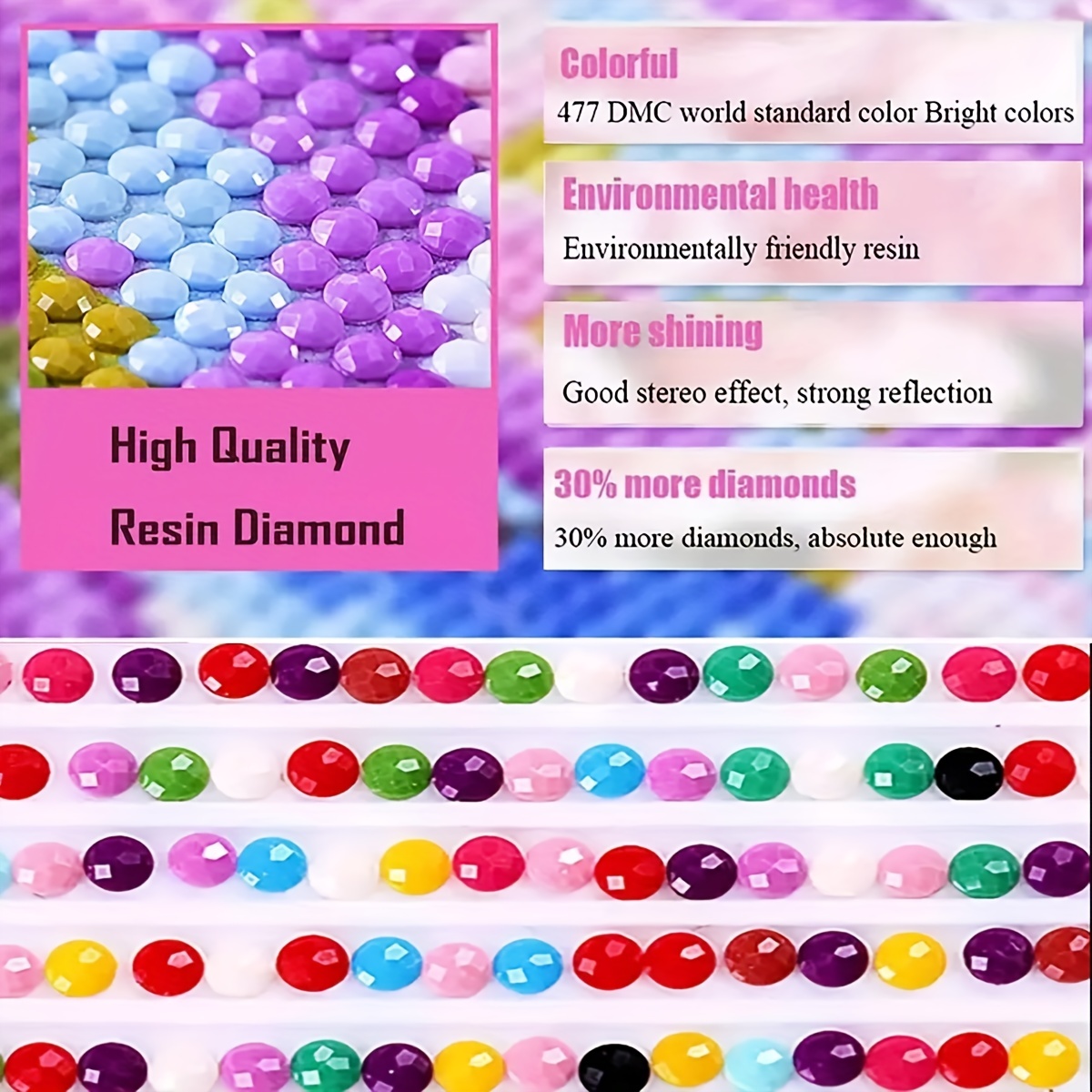 Lukisan berlian DIY Kit jahit  - Resin Art For Beginners ulasan dan harga