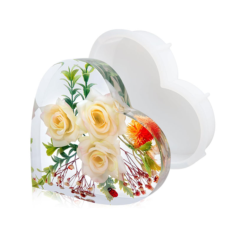 Cetakan Resin Epoksi Bentuk Ha - Resin Art Heart ulasan dan harga