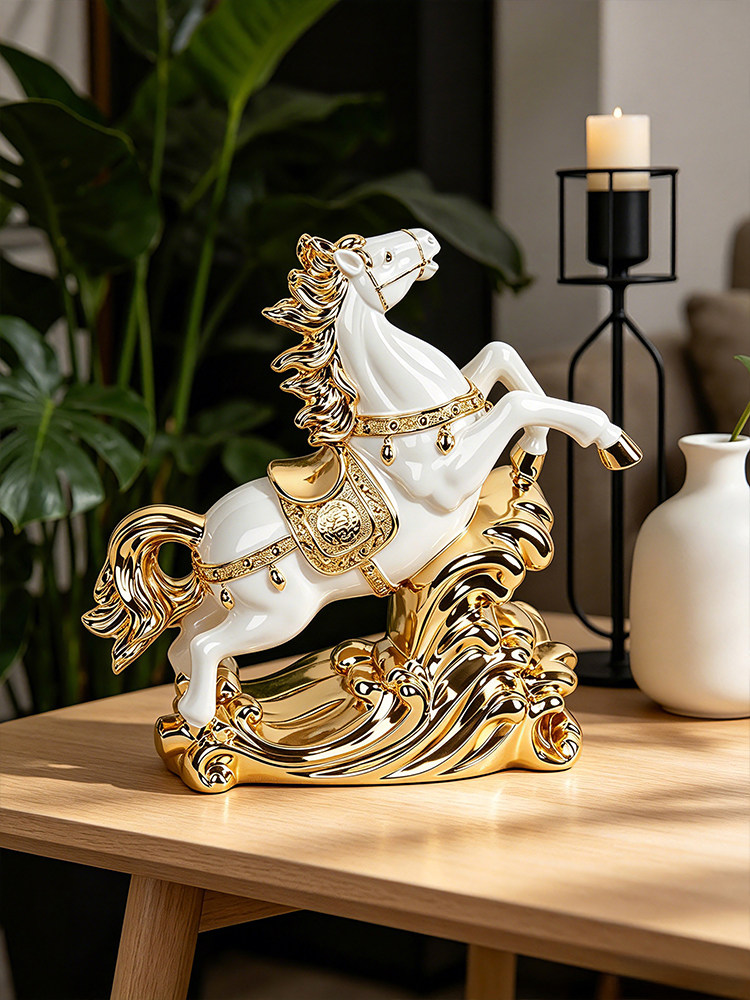 Dekorasi Rumah Patung Kuda Orn - Resin Art Gift For Anniversary ulasan dan harga