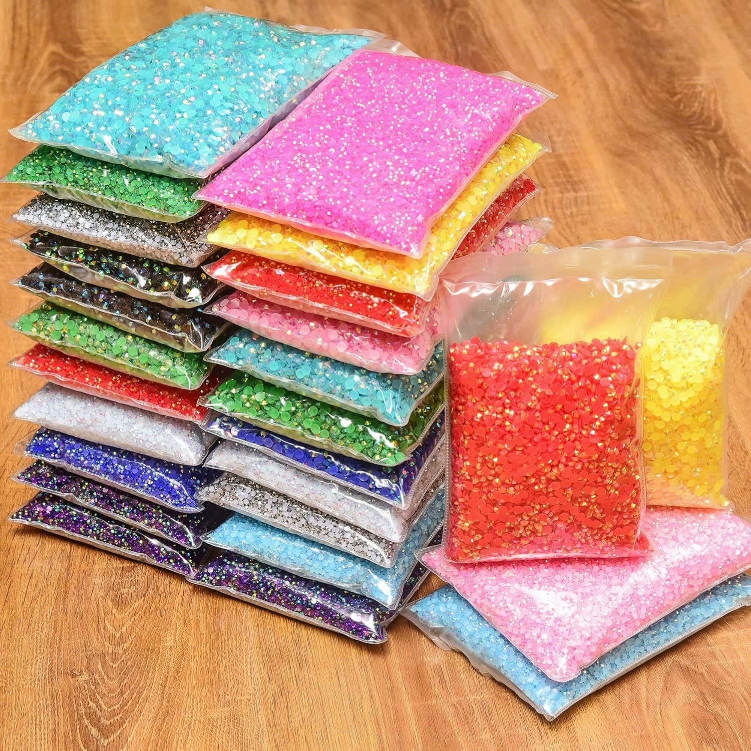 Rhinestone Resin Flatback Biru - Resin Art Quantity ulasan dan harga