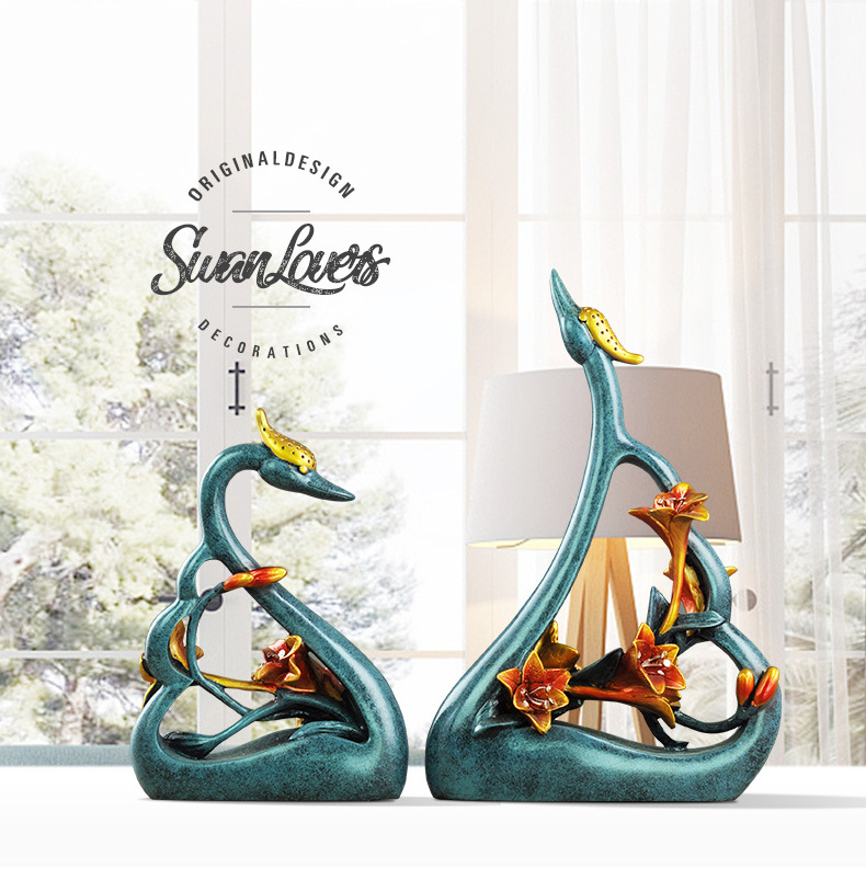 Pasangan Pecinta Angsa Seni De - Resin Art Gift For Anniversary ulasan dan harga