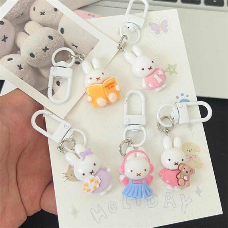 5pcs Gantungan Kunci Miffy Kre - Resin Art Heart ulasan dan harga