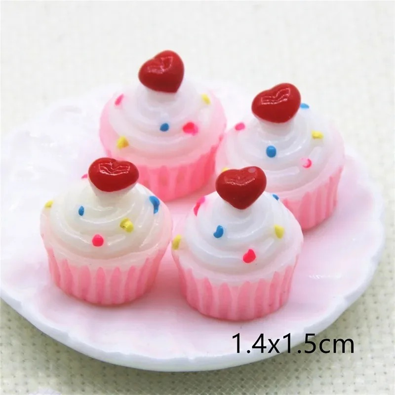 10 Buah Resin 3D Hati Merah Mu - Resin Art Heart ulasan dan harga