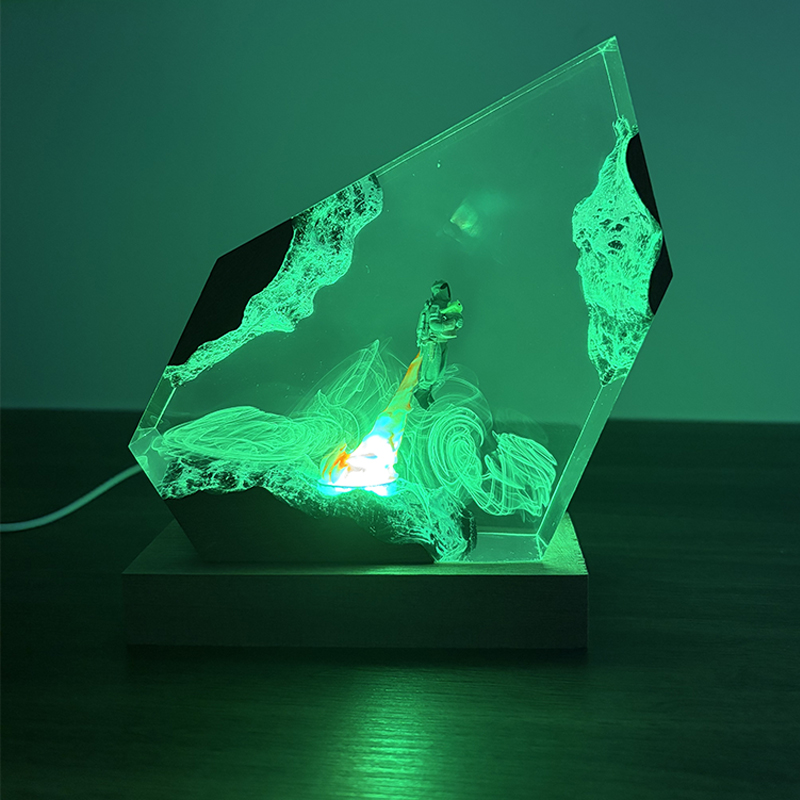 Lampu Meja Resin Figur Anime S - Resin Art Anime ulasan dan harga