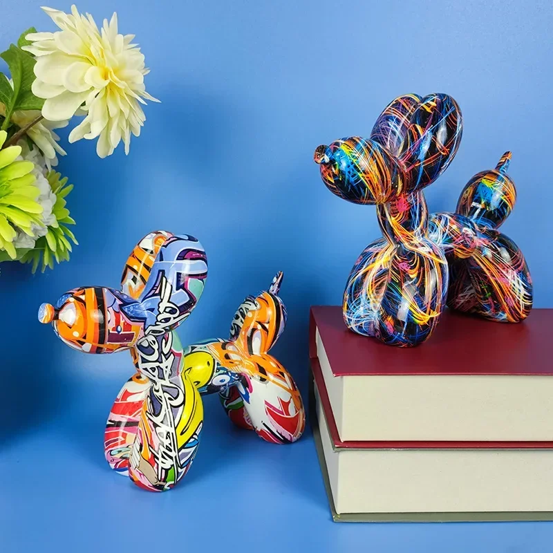 Patung anjing balon patung gra - Resin Art Gift For Anniversary ulasan dan harga