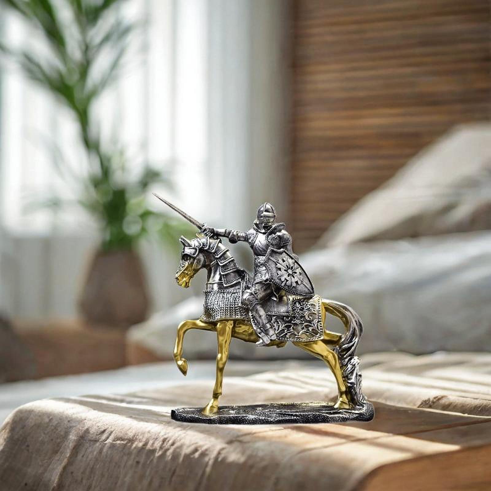 Patung kuda ksatria, patung se - Resin Art Table Top ulasan dan harga