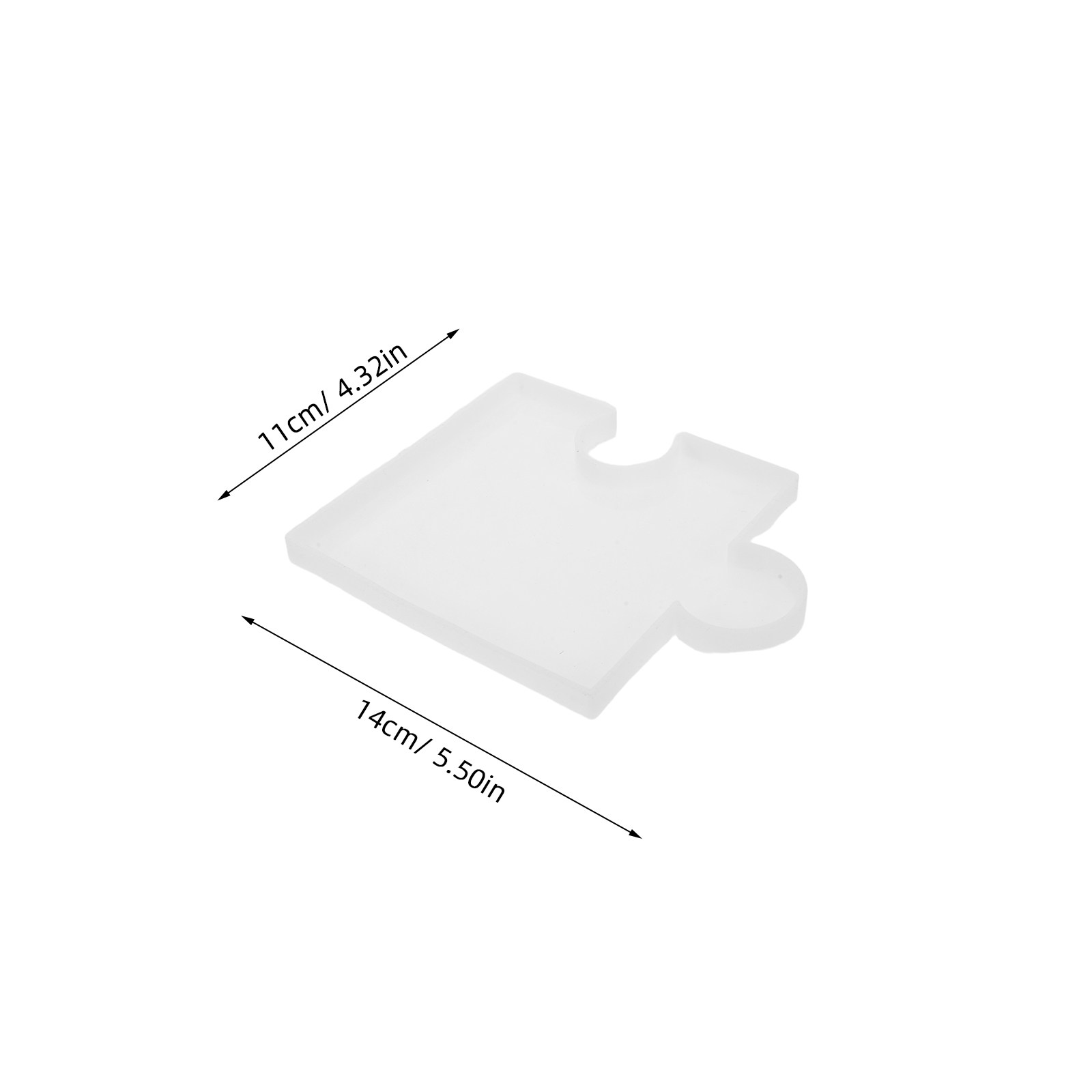 2Pcs Cetakan Coaster Puzzle Si - Resin Art Coasters ulasan dan harga