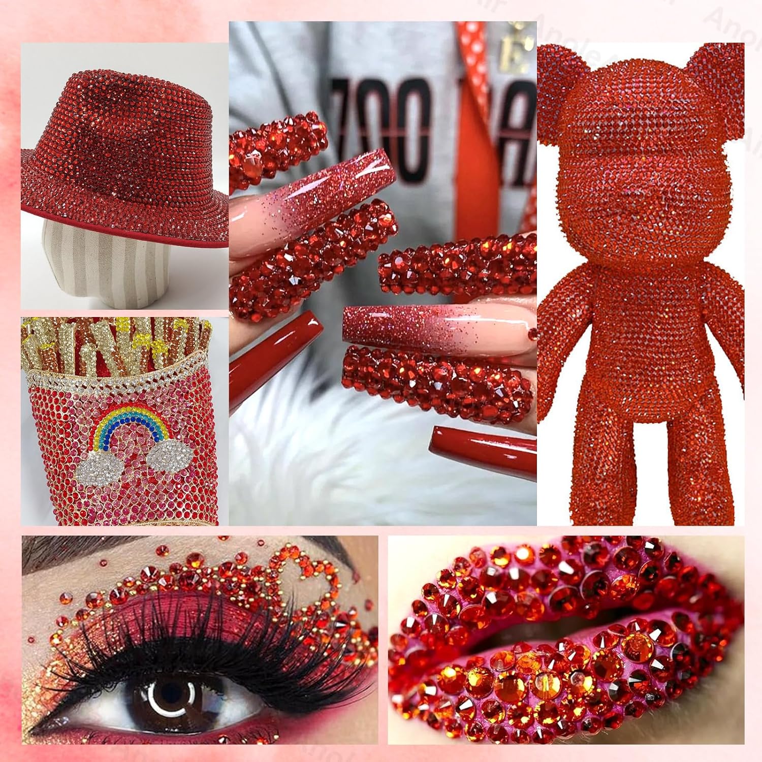 Rhinestone Resin Flatback Mera - Resin Art Quantity ulasan dan harga