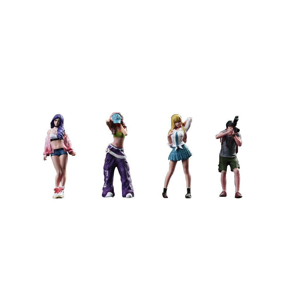 Set Figur Aksi More Art 1:64,  - Resin Art Anime ulasan dan harga